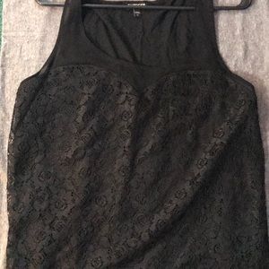 Express lacy tank top